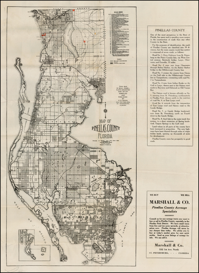 19-Florida Map By F. B. Dolph