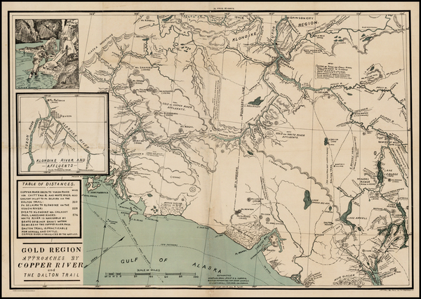 38-Alaska and Canada Map By Joseph Burr Tyrrell