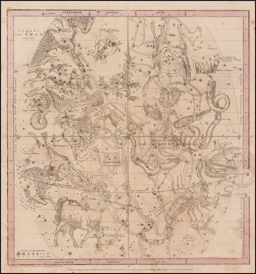 12-Celestial Maps Map By Elijah J. Burritt