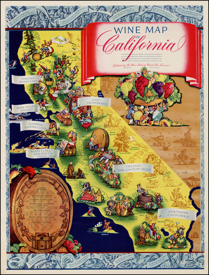 9-California Map By Ruth Taylor White / Schwabacher-Frey Co.