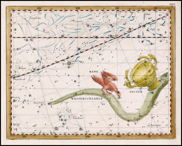 28-Celestial Maps Map By Johann Elert Bode
