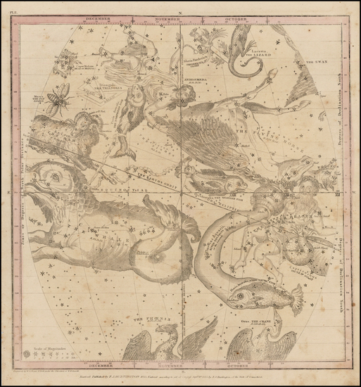 54-Celestial Maps Map By Elijah J. Burritt