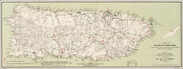 34-Caribbean Map By United States War Dept.