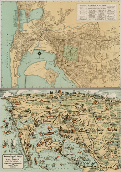 64-California Map By Lowell E. Jones