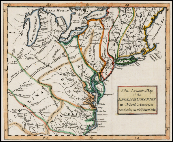 51-New England, Mid-Atlantic, Southeast and Midwest Map By Universal Magazine