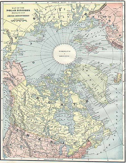 80-World and Polar Maps Map By George F. Cram