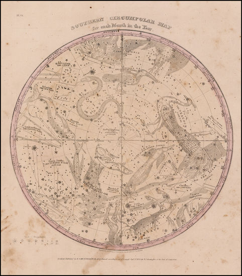28-Celestial Maps Map By Elijah J. Burritt
