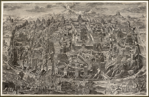 21-Holy Land Map By Johann Daniel Herz