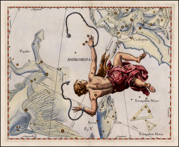 29-Celestial Maps Map By Johannes Hevelius