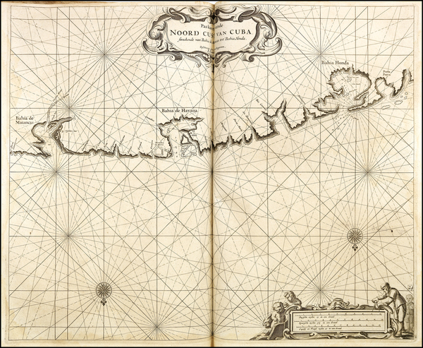 0-Cuba Map By Arent Roggeveen / Jacobus Robijn