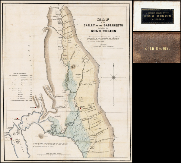 90-California Map By Thomas Oliver Larkin