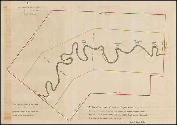 100-South Map By American State Papers