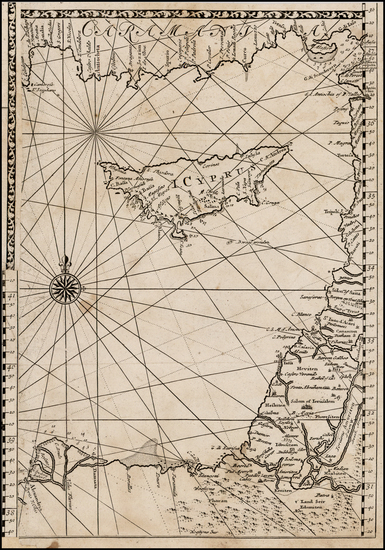 20-Turkey, Holy Land, Balearic Islands and Greece Map By Gerard Van Keulen / Johannes Loots