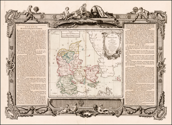 85-Scandinavia Map By Louis Brion de la Tour