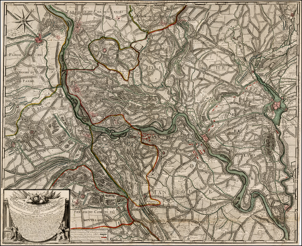 11-Italy Map By Jean de Beaurain