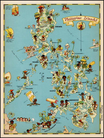 3-Philippines Map By Ruth Taylor White