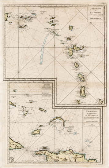 2-Caribbean Map By Depot de la Marine