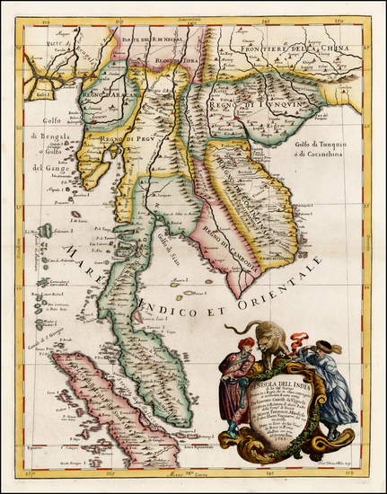 58-Southeast Asia and Other Islands Map By Giacomo Giovanni Rossi - Giacomo Cantelli da Vignola