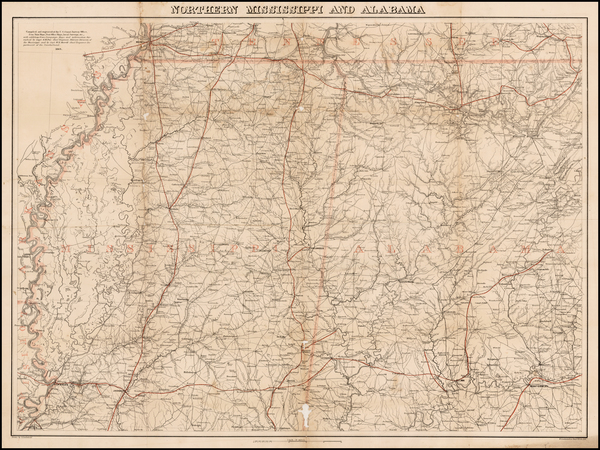 32-South Map By Adolph Lindenkohl