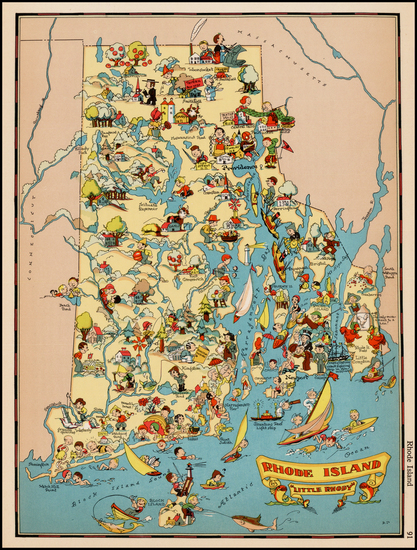 3-New England Map By Ruth Taylor White