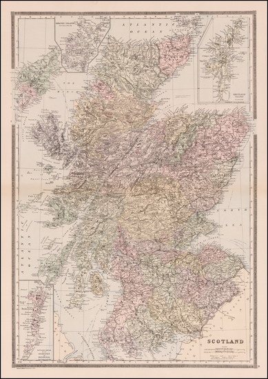 7-Scotland Map By William Bradley