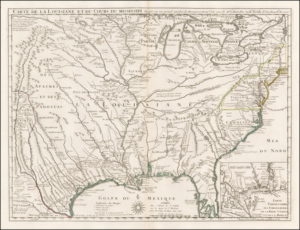 59-South, Southeast, Texas, Midwest, Plains, Southwest and Rocky Mountains Map By Guillaume De L'I