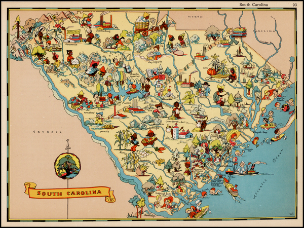 79-Southeast Map By Ruth Taylor White