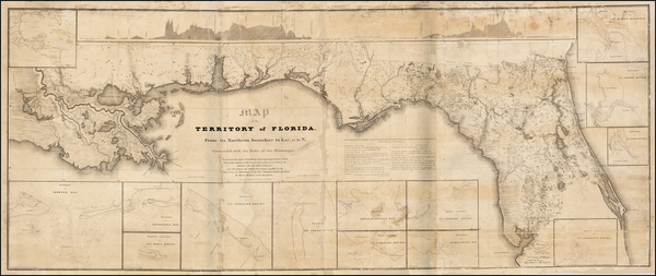 25-Florida and South Map By W. H. Swift