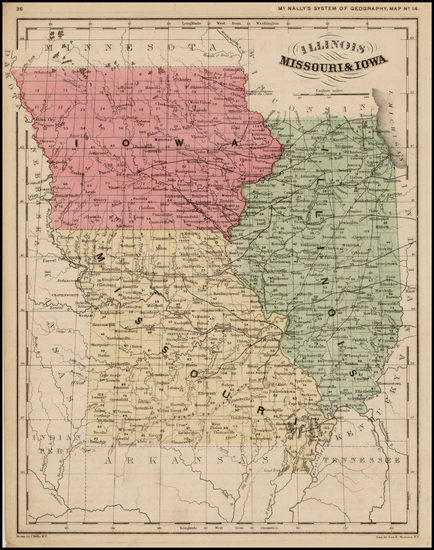 22-Midwest and Plains Map By George E. Sherman