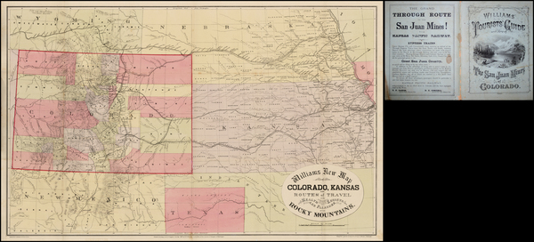 4-Plains, Southwest and Rocky Mountains Map By Henry T. Williams