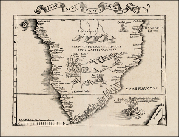 54-Africa and South Africa Map By Lorenz Fries