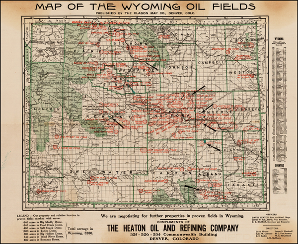 41-Plains and Rocky Mountains Map By George Clason