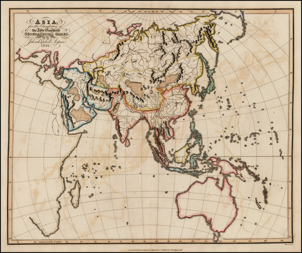 23-Asia and Asia Map By Jehoshaphat Aspin