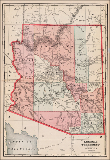 31-Southwest Map By George F. Cram