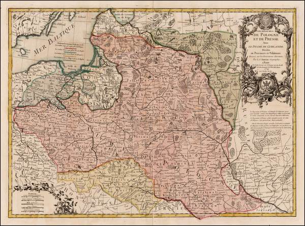 49-Poland and Baltic Countries Map By Jean Janvier / Jean Lattré