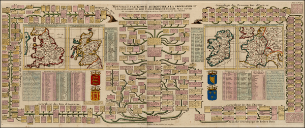 84-British Isles, Scotland and Ireland Map By Henri Chatelain