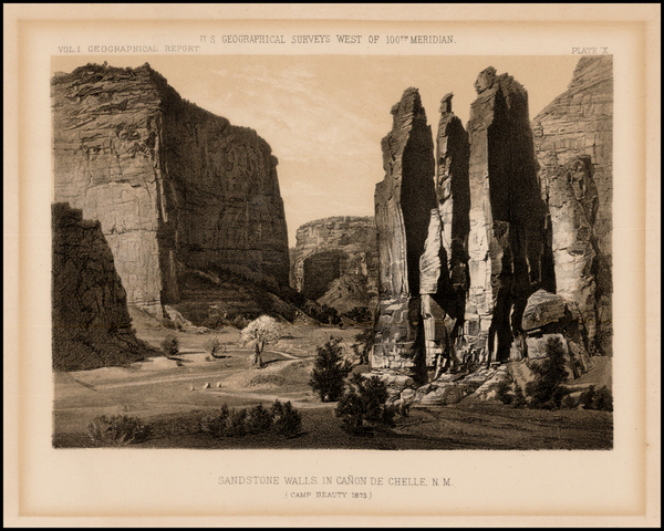 81-Southwest and Rocky Mountains Map By George M. Wheeler