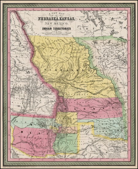 57-Midwest, Plains, Southwest and Rocky Mountains Map By Charles Desilver