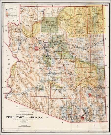 89-Southwest Map By General Land Office