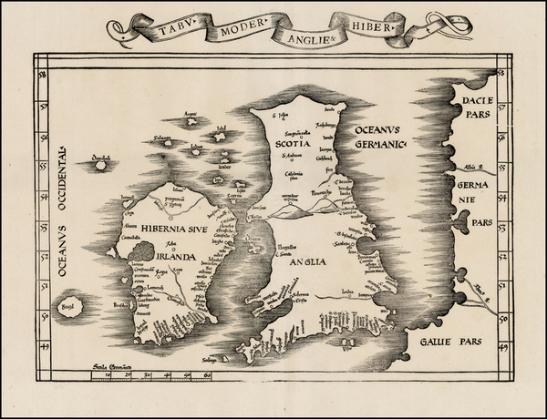 53-British Isles, Scotland and Ireland Map By Lorenz Fries