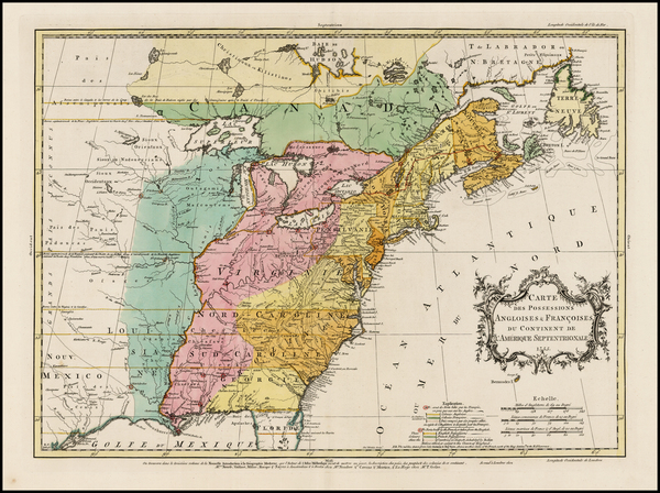 51-United States, North America and Canada Map By Jean Palairet