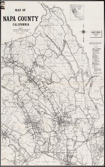 30-California Map By Henry Freese