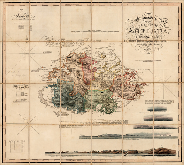 63-Caribbean Map By J. Johnson