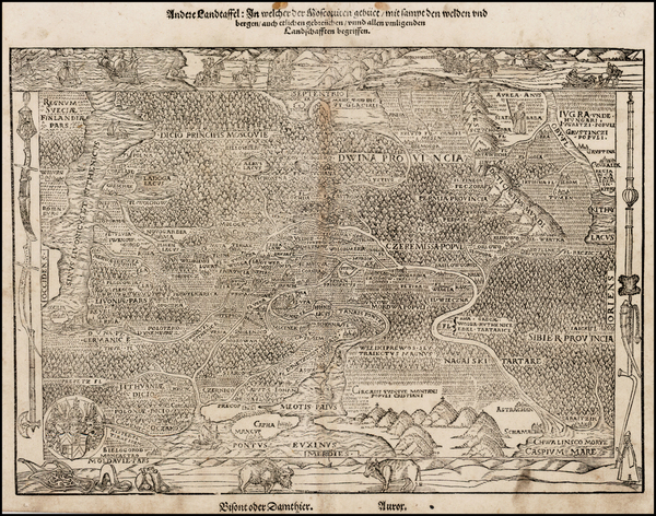 15-Russia Map By Sigismund Herberstein