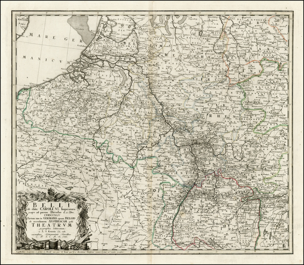 37-Netherlands, Nord et Nord-Est and Mitteldeutschland Map By Homann Heirs