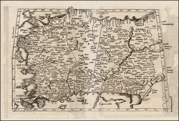 9-Turkey, Turkey & Asia Minor and Balearic Islands Map By Lorenz Fries