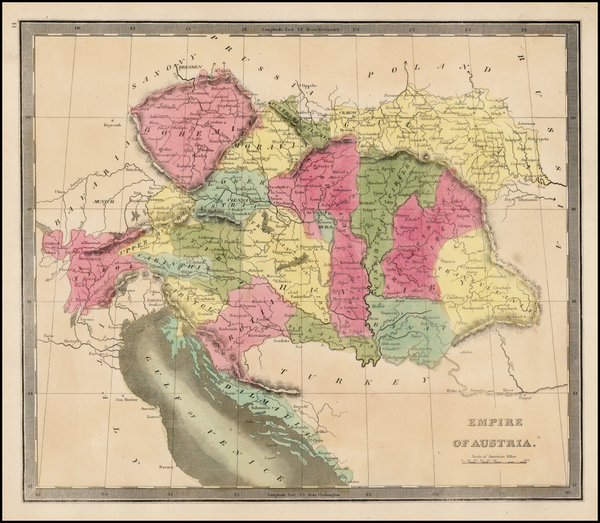 36-Austria, Hungary, Czech Republic & Slovakia and Balkans Map By Jeremiah Greenleaf