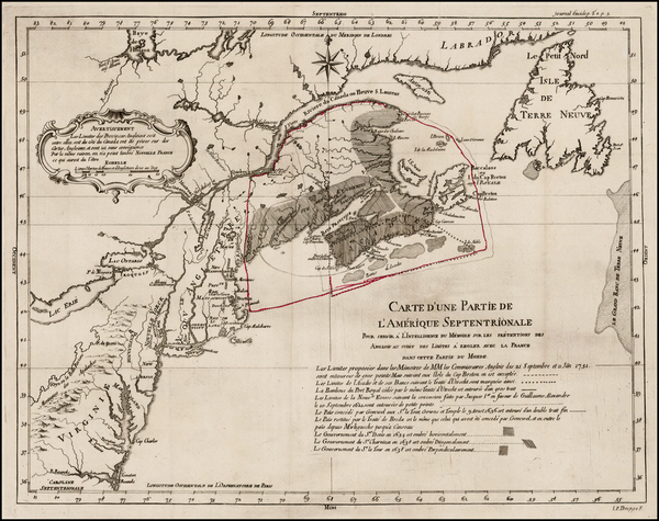 26-New England, Mid-Atlantic and Canada Map By Anonymous