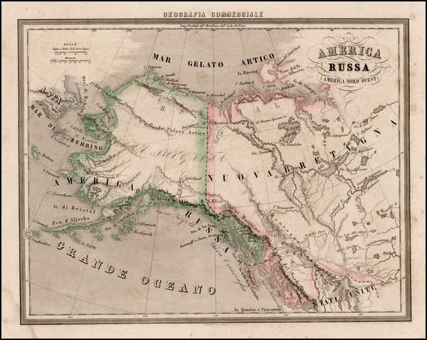 35-Alaska and Canada Map By Francesco Marmocchi