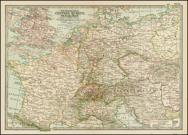 19-Europe and Europe Map By The Century Company